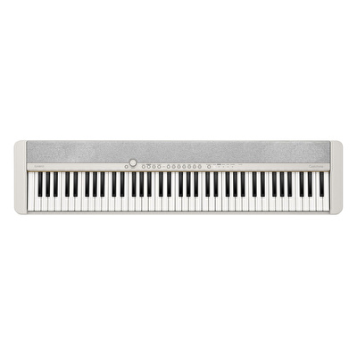 CASIOTONE CT-S1-76WE 76 Tuş Piyano Stili Hassasiyetli Standart Beyaz Org (Adaptör Dahil)